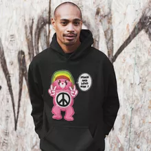 Hoodie “Peace and Love - Reggae Version” – The Care Bears parody