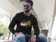 Pegasus Seiya Long Sleeve Top “Pegasus Seiya, Leo Aiolia and The Pope” – Knights of the Zodiac - Saint Seiya parody