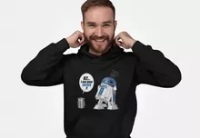Sudadera con capucha R2-D2 “I am your father” – Parodia de Star Wars
