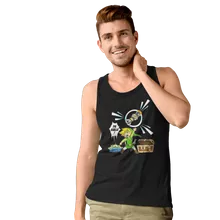 Link Herren Tank Top “Link and die Aliens” – Parodie auf Zelda