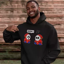 Sweat à capuche Maskass « Wazaaaa !! » – Parodie Super Mario