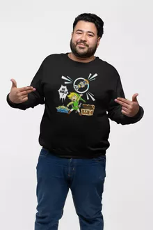 Link Pullover “Link and die Aliens” – Parodie auf Zelda