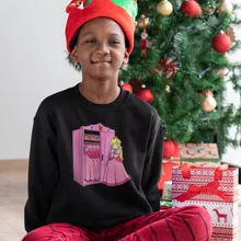Pull Enfant Princesse Peach « Une garde-robe de princesse...!? » – Parodie Super Mario