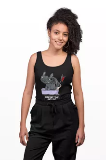 Débardeur Femme Krokmou « Quand faut y aller... Faut y aller !! » – Parodie Dragons