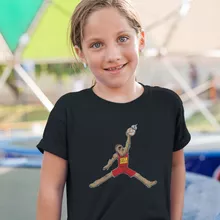 Camiseta Niña Air Chewie “Chewbacca Ft Michael Jordan” – Parodia de Star Wars