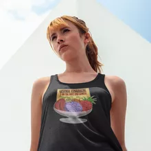 Teufelsfrucht Damen T-shirt Tank top “Gum-Gum-Frucht” – Parodie auf One Piece