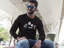 T-Shirt à manches longues Camus « Des Relations glaciales entre un Maître et son élève ! » – Parodie Saint Seiya