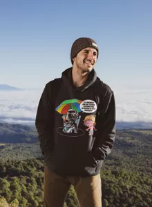 Sweat à capuche Luke Skywalker « Le pouvoir du côté Obscur... » – Parodie Star Wars