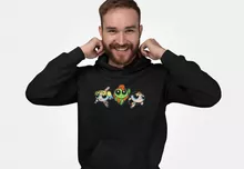 Sweat à capuche Bulle « Les Super Girls ! » – Parodie Batman