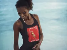 Débardeur Femme Geek « En cas de feu, brisez la glace... !! » – Parodie Funny