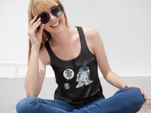R2-D2 Damen T-shirt Tank top – Parodie auf Star Wars
