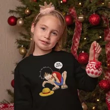 Ruffy Hak Versioni Kinder Pullover “Ruffy Hak Versioni und Gollum” – Parodie auf One Piece