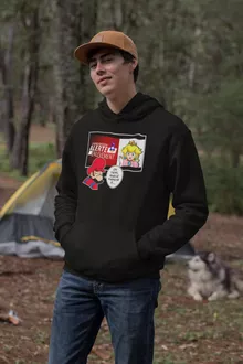 Sweat à capuche Mario « Alerte enlèvement... » – Parodie Super Mario