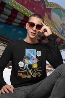 T-Shirt à manches longues Shiryu « Un choix très difficile... » – Parodie Saint Seiya