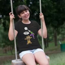 T-shirt Enfant Fille Piccolo « MAISON !!!!!!!!!!!!!!! » – Parodie Dragon Ball Z