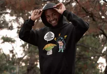 Sweat à capuche Shiryu « Un maître en congés... » – Parodie Star Wars