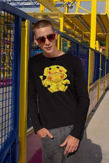 T-Shirts de manga comprida Pikachu – Pokémon de parodia