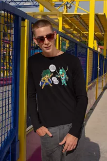 T-Shirt à manches longues Shura « J't'ai cassé là ! » – Parodie Saint Seiya