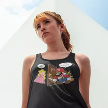 Débardeur Femme Bowser « C'est l'plombier ! » – Parodie Super Mario