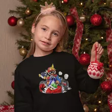 Pull Enfant Mario « Kart Fighter - Player 1 » – Parodie Mario Kart