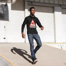 T-Shirt à manches longues La carapace rouge « Interdiction de doubler ! » – Parodie Mario Kart