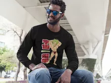 T-Shirt à manches longues Broly « Mister Univers - Candidat N° 7 » – Parodie Dragon Ball Z