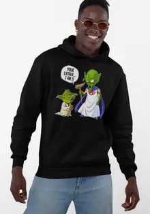 Felpa con cappuccio Yoda “Yoda e Dio” – Parodia dei Star Wars