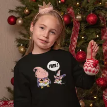 Pull Enfant Boubou « Tel père tel fils (Version SD) » – Parodie Dragon Ball Z