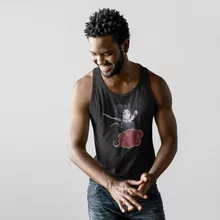 Sasuke Heren tanktop “Sasuke en Son Goku” – Naruto parodie
