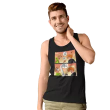 Ichigo Kurosaki Herren Tank Top “Ichigo Kurosaki und Crocodile Dundee” – Parodie auf Bleach