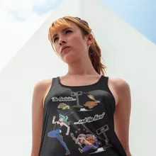 Kame Sennin Women's Tank Top “Kame Sennin and Bulma” – Dragon Ball parody