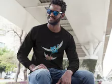 Maglietta a maniche lunge Happy – Parodia dei Fairy Tail