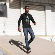 T-Shirt à manches longues Shun « Faisons l'Amour, pas la Guerre !! » – Parodie Saint Seiya