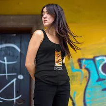 Natsu Vrouwen Tank Top – Fairy Tail parodie