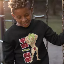 Broly Kinder Pullover – Parodie auf Dragon Ball Z