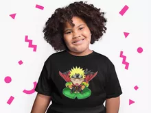T-shirt Enfant Fille « Crôa Crôa No Jutsu !! » – Parodie Naruto