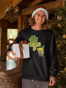Link Pullover – Parodie auf Zelda