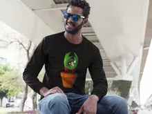 Zetsu Langarm T-Shirt “Akatsuki Den” – Parodie auf Naruto