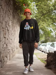 Pikachu Sweater “Pikachu and Ash Ketchum” – Pokémon parody