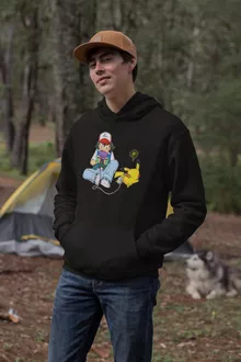 Pikachu Hoodie “Pikachu and Ash Ketchum” – Pokémon parody