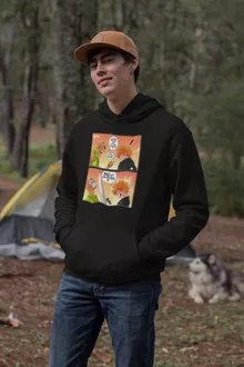 Ichigo Kurosaki Kapuzenpullover “Ichigo Kurosaki und Crocodile Dundee” – Parodie auf Bleach