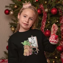 Luffy Kinder Pullover “Luffy verkehrt zeichnender Eiichiro Yoda” – Parodie auf One Piece
