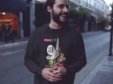 Sweat à capuche Link « Un elfe à la mer.... » – Parodie Zelda