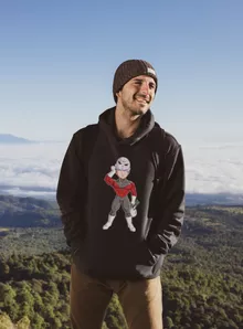 Saitama Kapuzenpullover “Saitama und Jiren” – Parodie auf One-Punch Man