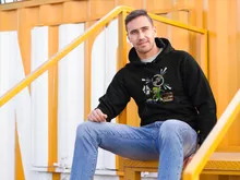 Sweat à capuche Link « Le Grappin... » – Parodie Zelda