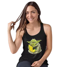 Débardeur Femme Yoda « En grammaire, un zéro, il est... » – Parodie Star Wars