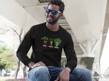 T-Shirt à manches longues Sangoku « Super Héros de la Planète Végétale » – Parodie Dragon Ball Z