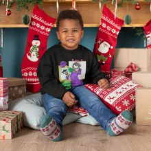 Pull Enfant Le Joker « Drôle d'Autoportrait » – Parodie Batman