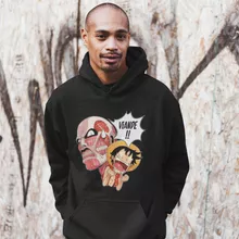 Camisola com capuz – One Piece de parodia