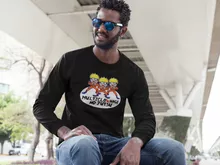 T-Shirt à manches longues Naruto Multiclonage « Multiclownage No Jutsu !! » – Parodie Naruto